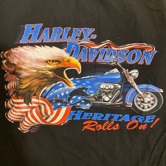 Vintage Harley Davidson Heritage New Hampshire T-shirt Men's M - Picture 10 of 10